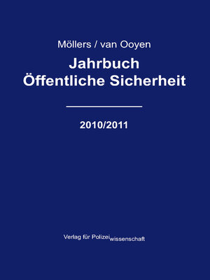 cover image of Jahrbuch Öffentliche Sicherheit--2010/2011